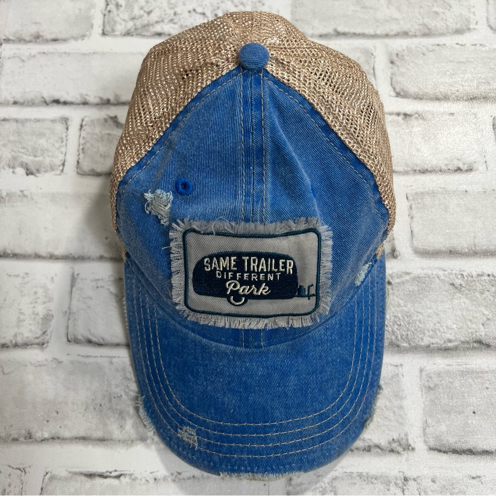 Same Trailer Different Park Cap Trucker Adjustable By Mason Jar